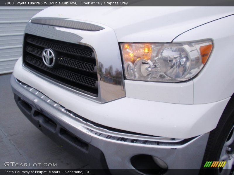 Super White / Graphite Gray 2008 Toyota Tundra SR5 Double Cab 4x4