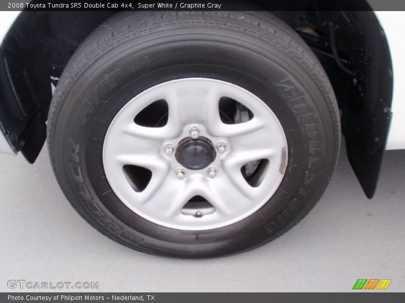 Super White / Graphite Gray 2008 Toyota Tundra SR5 Double Cab 4x4