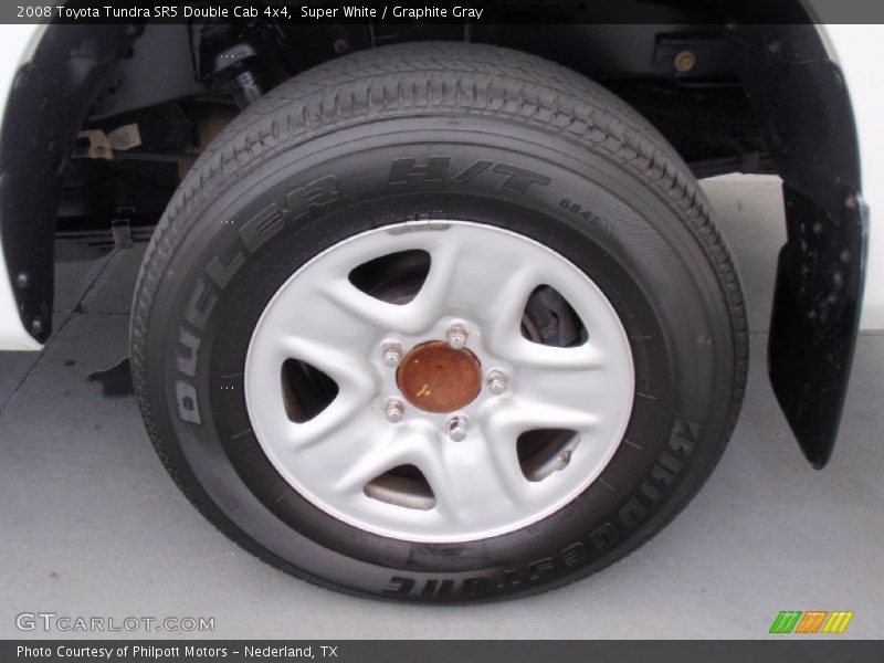 Super White / Graphite Gray 2008 Toyota Tundra SR5 Double Cab 4x4