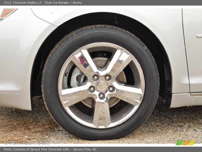 Silver Ice Metallic / Ebony 2012 Chevrolet Malibu LT