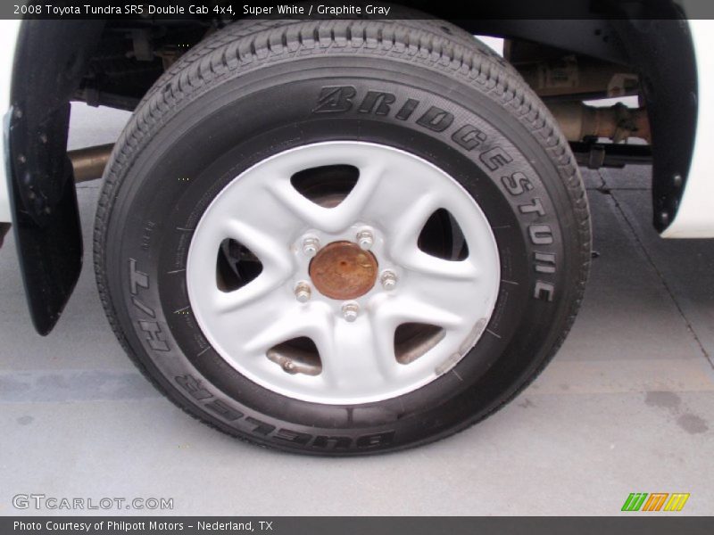 Super White / Graphite Gray 2008 Toyota Tundra SR5 Double Cab 4x4