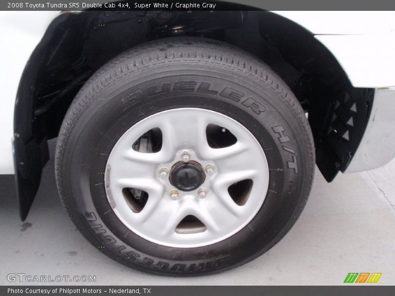 Super White / Graphite Gray 2008 Toyota Tundra SR5 Double Cab 4x4