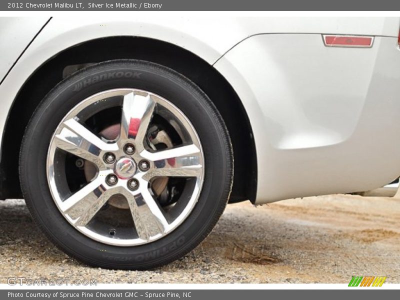 Silver Ice Metallic / Ebony 2012 Chevrolet Malibu LT