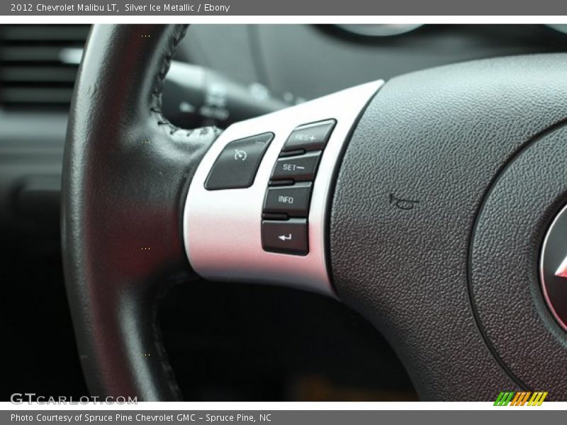 Silver Ice Metallic / Ebony 2012 Chevrolet Malibu LT