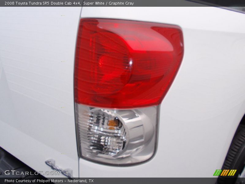 Super White / Graphite Gray 2008 Toyota Tundra SR5 Double Cab 4x4