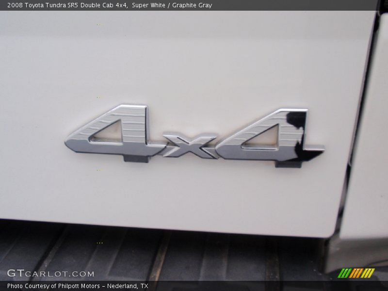 Super White / Graphite Gray 2008 Toyota Tundra SR5 Double Cab 4x4