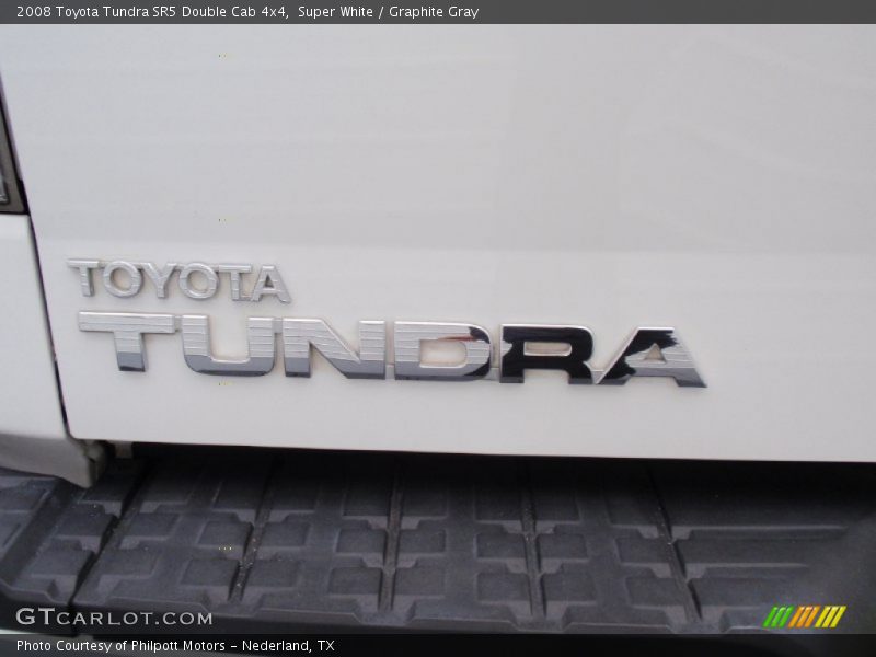 Super White / Graphite Gray 2008 Toyota Tundra SR5 Double Cab 4x4