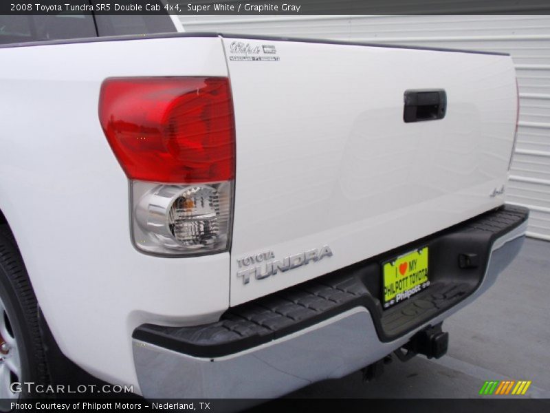 Super White / Graphite Gray 2008 Toyota Tundra SR5 Double Cab 4x4
