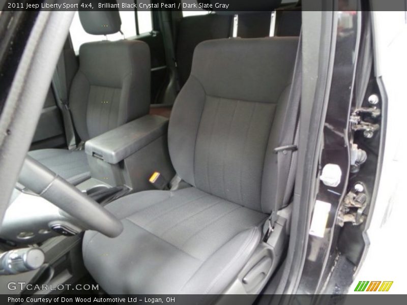 Brilliant Black Crystal Pearl / Dark Slate Gray 2011 Jeep Liberty Sport 4x4