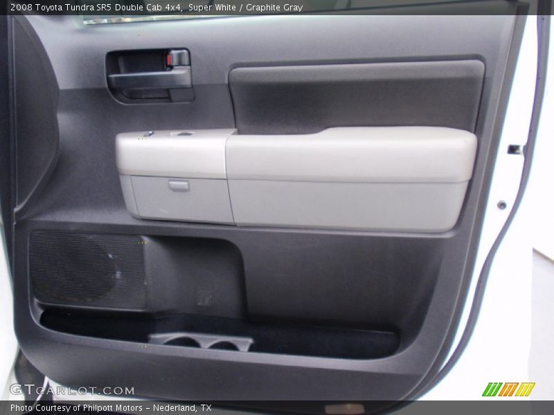 Super White / Graphite Gray 2008 Toyota Tundra SR5 Double Cab 4x4