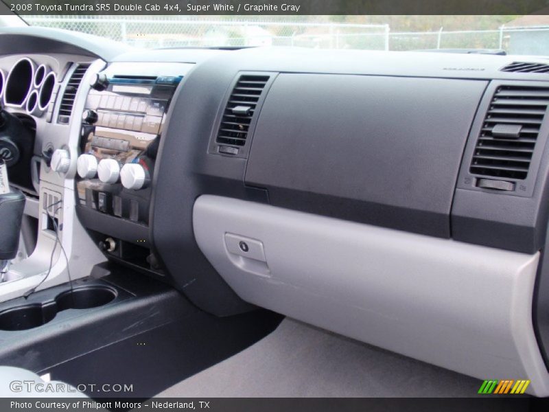 Super White / Graphite Gray 2008 Toyota Tundra SR5 Double Cab 4x4