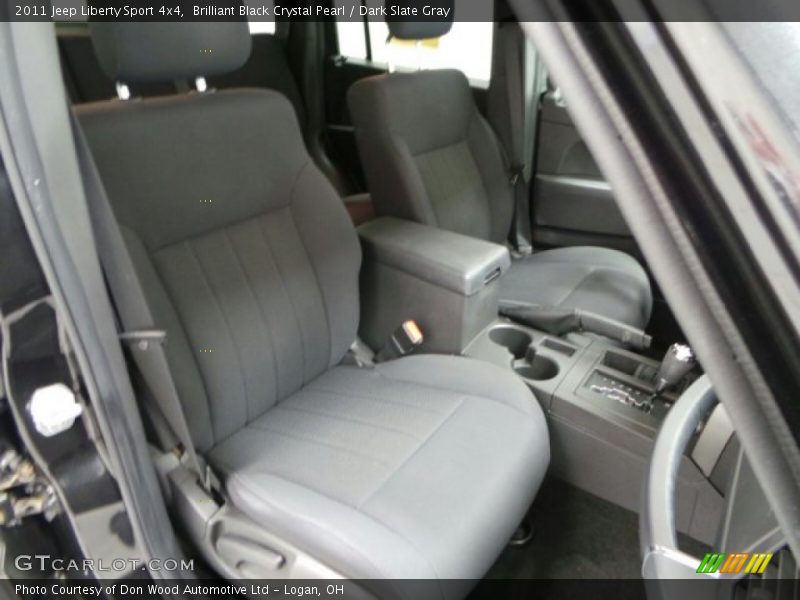 Brilliant Black Crystal Pearl / Dark Slate Gray 2011 Jeep Liberty Sport 4x4