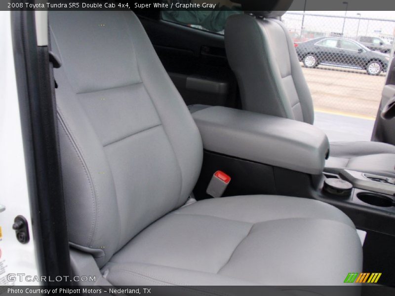 Super White / Graphite Gray 2008 Toyota Tundra SR5 Double Cab 4x4