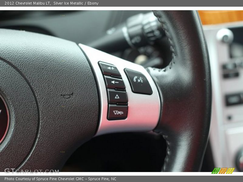 Silver Ice Metallic / Ebony 2012 Chevrolet Malibu LT