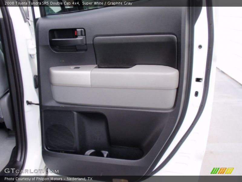 Super White / Graphite Gray 2008 Toyota Tundra SR5 Double Cab 4x4