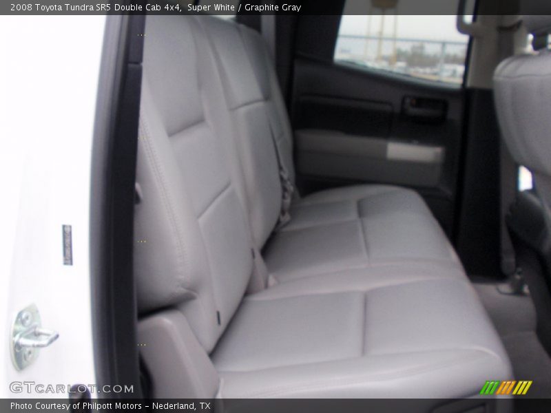 Super White / Graphite Gray 2008 Toyota Tundra SR5 Double Cab 4x4