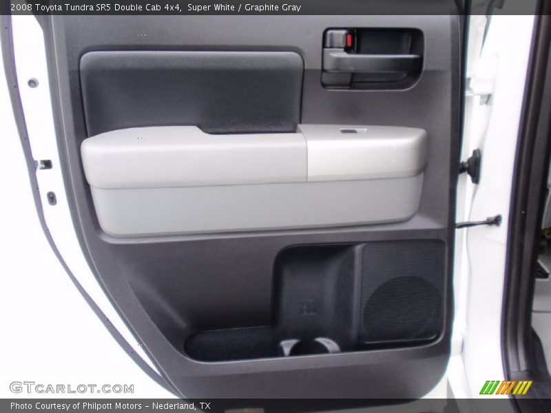 Super White / Graphite Gray 2008 Toyota Tundra SR5 Double Cab 4x4