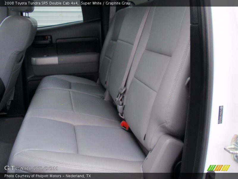 Super White / Graphite Gray 2008 Toyota Tundra SR5 Double Cab 4x4