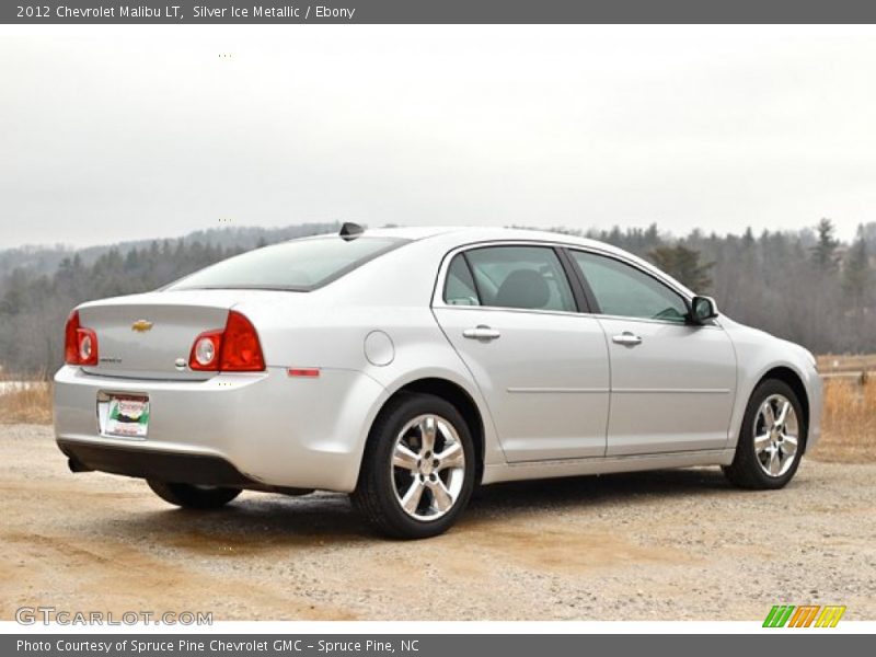 Silver Ice Metallic / Ebony 2012 Chevrolet Malibu LT