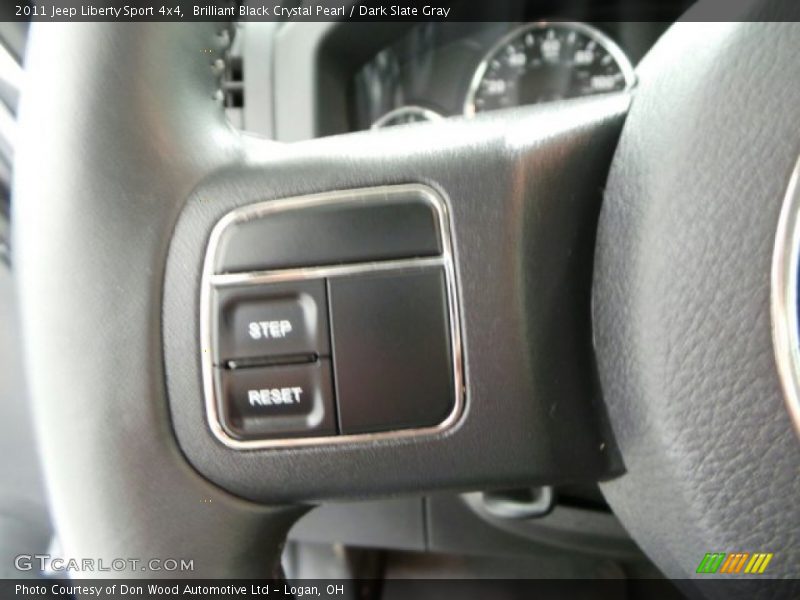 Brilliant Black Crystal Pearl / Dark Slate Gray 2011 Jeep Liberty Sport 4x4