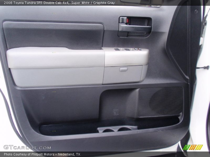 Super White / Graphite Gray 2008 Toyota Tundra SR5 Double Cab 4x4