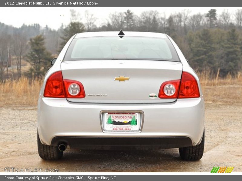 Silver Ice Metallic / Ebony 2012 Chevrolet Malibu LT