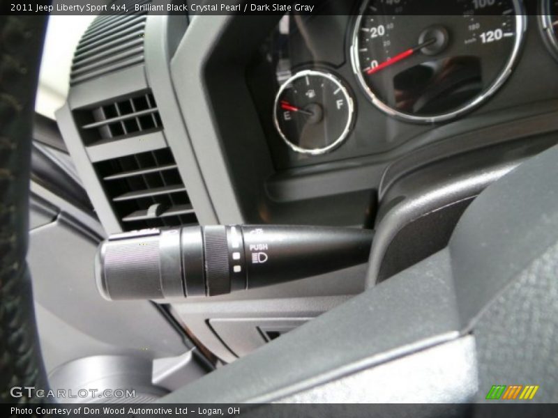 Brilliant Black Crystal Pearl / Dark Slate Gray 2011 Jeep Liberty Sport 4x4