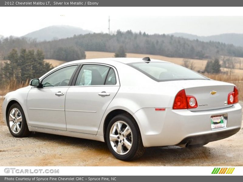 Silver Ice Metallic / Ebony 2012 Chevrolet Malibu LT