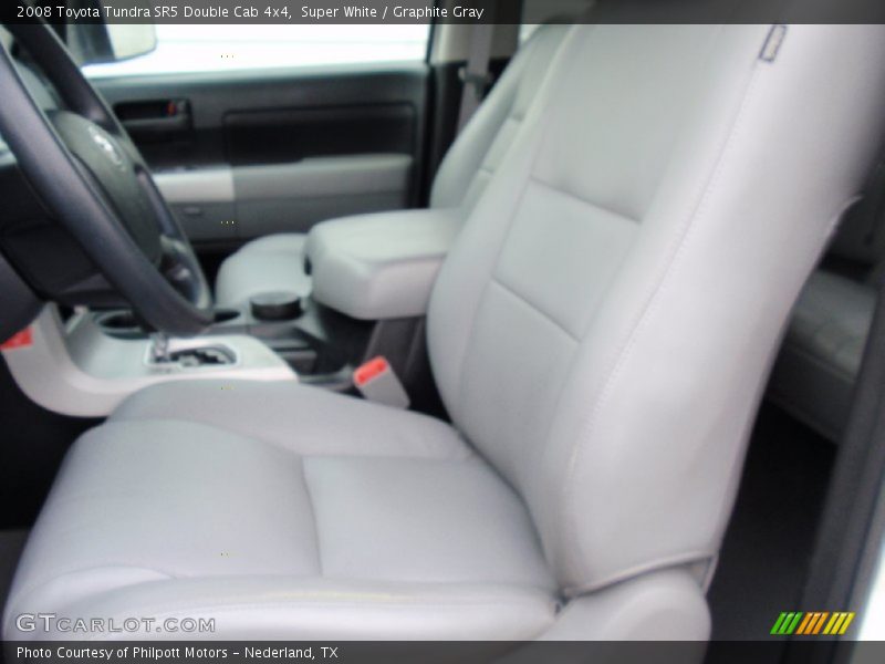 Super White / Graphite Gray 2008 Toyota Tundra SR5 Double Cab 4x4