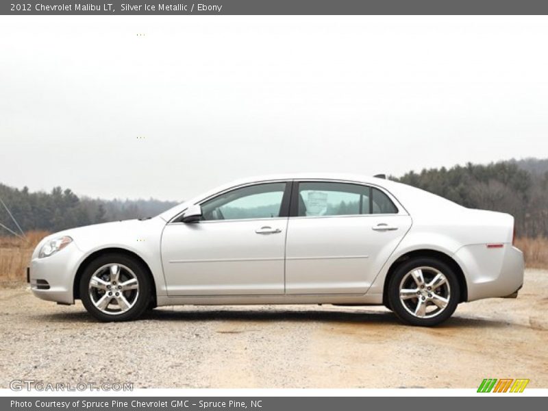 Silver Ice Metallic / Ebony 2012 Chevrolet Malibu LT