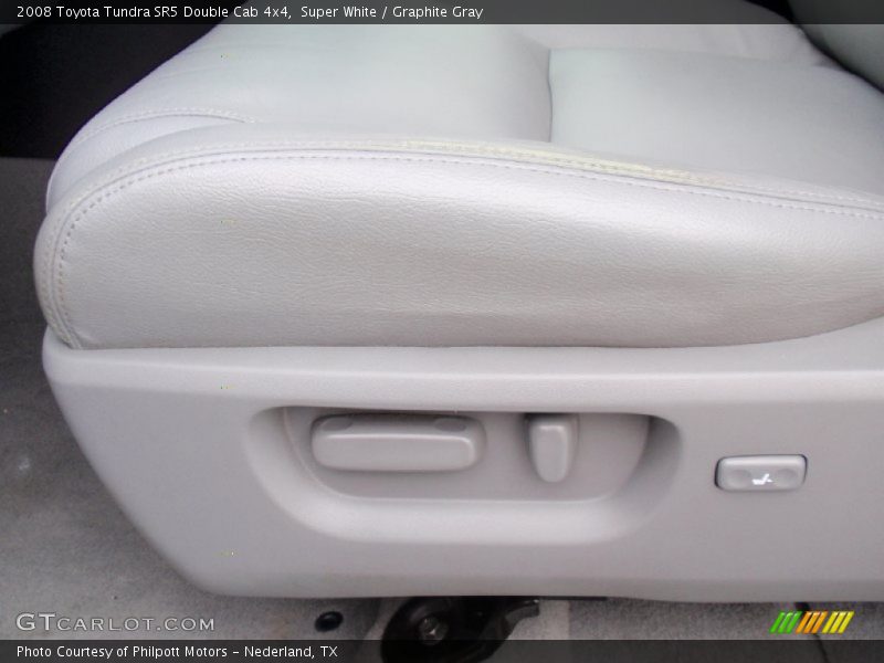 Super White / Graphite Gray 2008 Toyota Tundra SR5 Double Cab 4x4