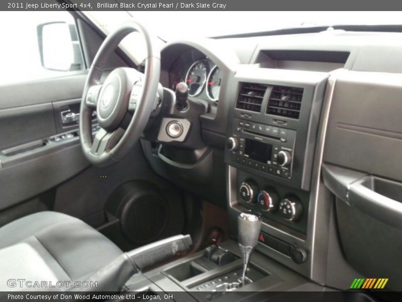 Brilliant Black Crystal Pearl / Dark Slate Gray 2011 Jeep Liberty Sport 4x4