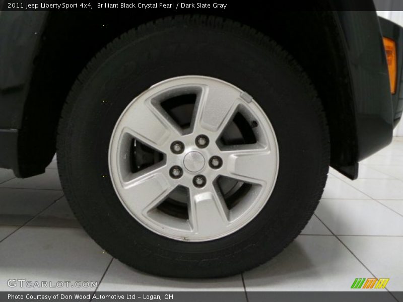 Brilliant Black Crystal Pearl / Dark Slate Gray 2011 Jeep Liberty Sport 4x4