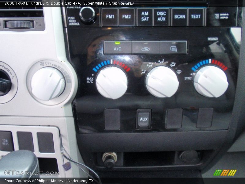 Super White / Graphite Gray 2008 Toyota Tundra SR5 Double Cab 4x4