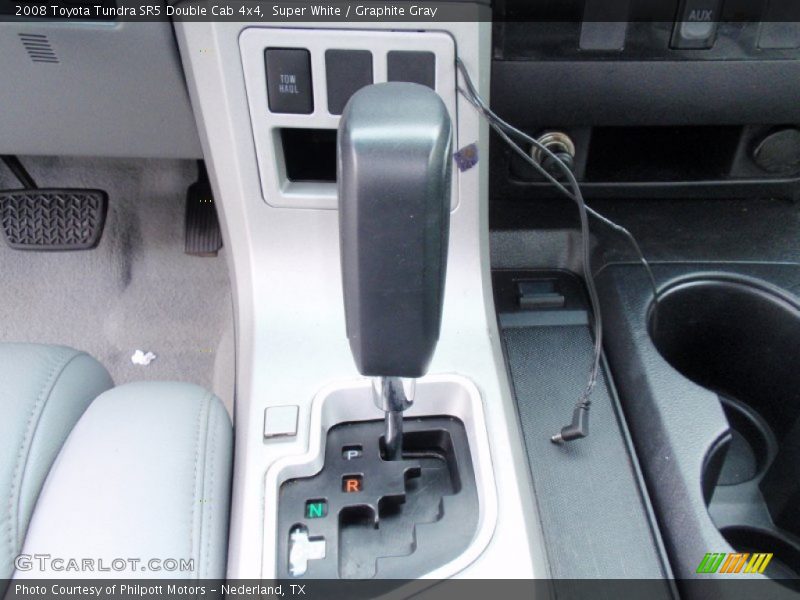 Super White / Graphite Gray 2008 Toyota Tundra SR5 Double Cab 4x4