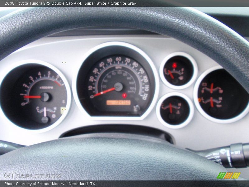 Super White / Graphite Gray 2008 Toyota Tundra SR5 Double Cab 4x4