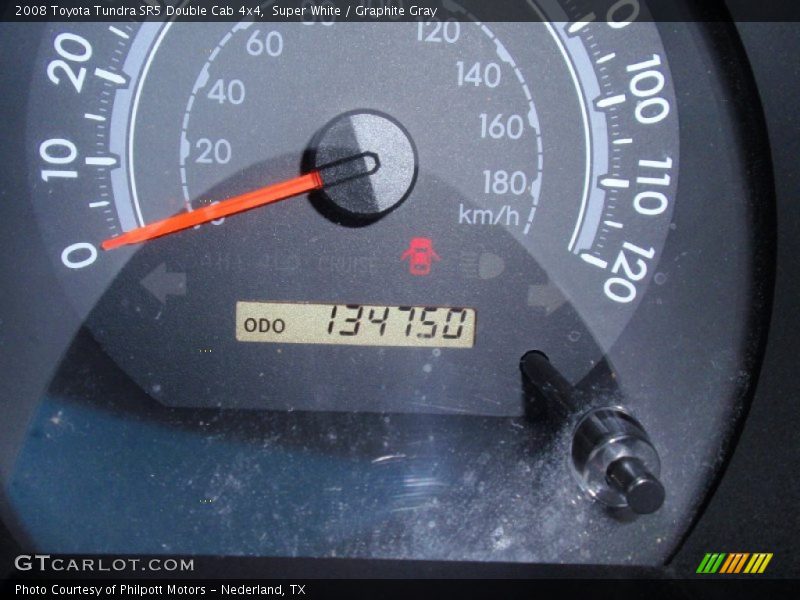 Super White / Graphite Gray 2008 Toyota Tundra SR5 Double Cab 4x4