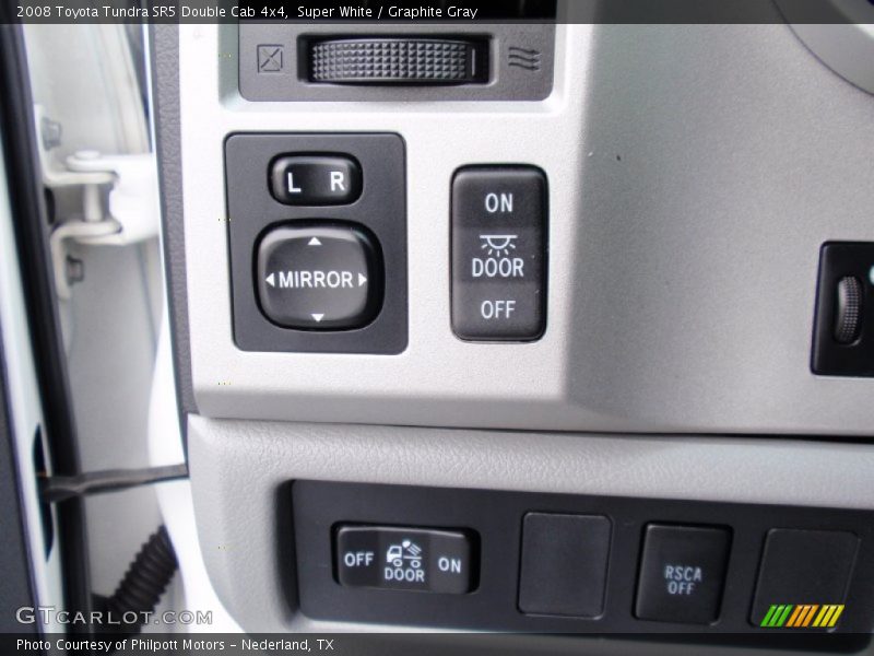 Super White / Graphite Gray 2008 Toyota Tundra SR5 Double Cab 4x4