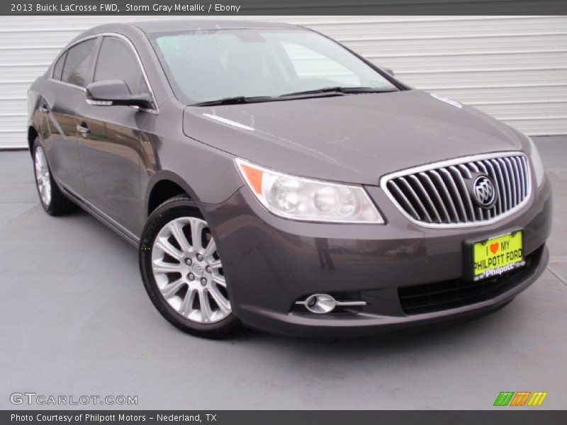 Storm Gray Metallic / Ebony 2013 Buick LaCrosse FWD
