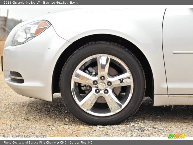 Silver Ice Metallic / Ebony 2012 Chevrolet Malibu LT