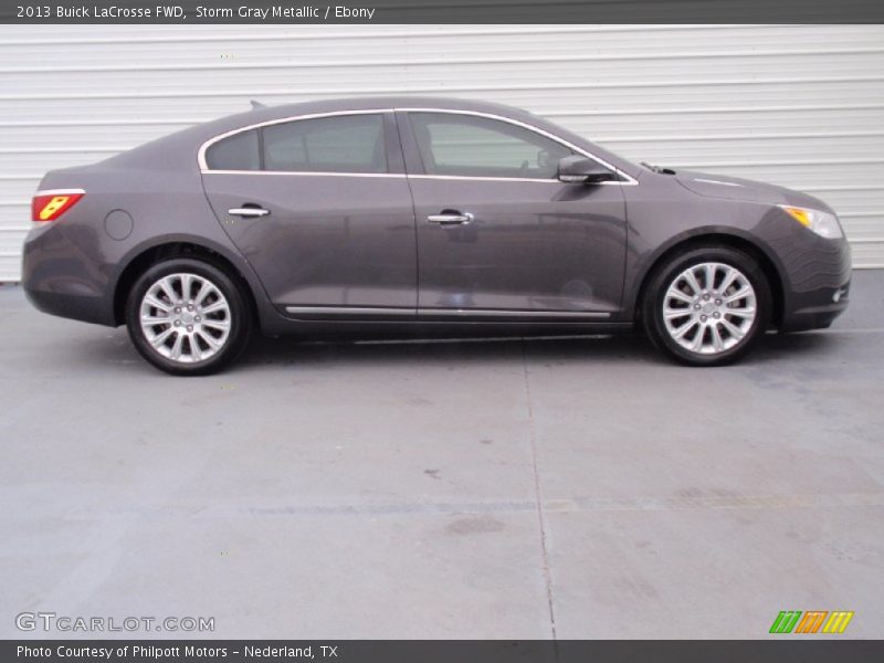 Storm Gray Metallic / Ebony 2013 Buick LaCrosse FWD
