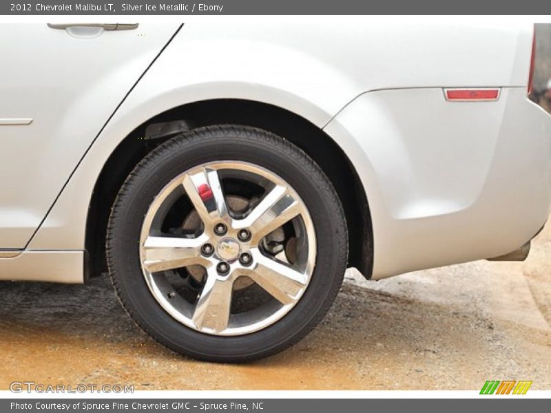 Silver Ice Metallic / Ebony 2012 Chevrolet Malibu LT
