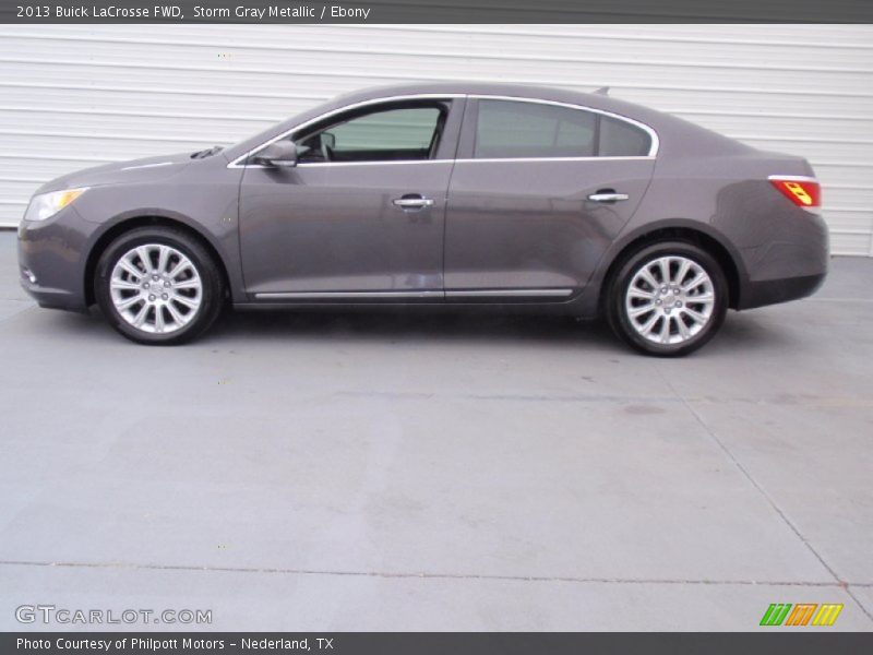 Storm Gray Metallic / Ebony 2013 Buick LaCrosse FWD