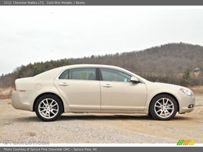 Gold Mist Metallic / Ebony 2012 Chevrolet Malibu LTZ