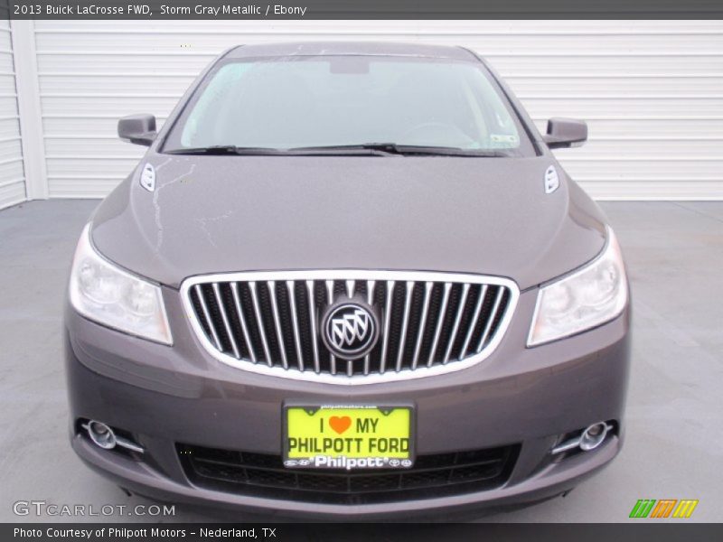 Storm Gray Metallic / Ebony 2013 Buick LaCrosse FWD