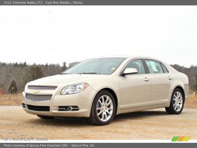 Gold Mist Metallic / Ebony 2012 Chevrolet Malibu LTZ