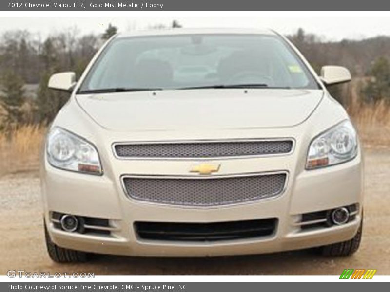 Gold Mist Metallic / Ebony 2012 Chevrolet Malibu LTZ
