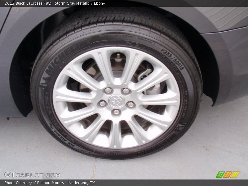 Storm Gray Metallic / Ebony 2013 Buick LaCrosse FWD