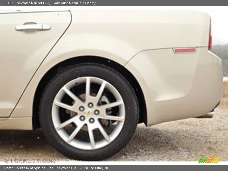 Gold Mist Metallic / Ebony 2012 Chevrolet Malibu LTZ