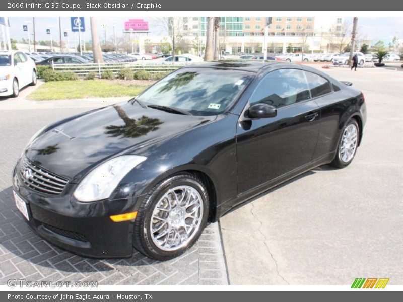 Black Obsidian / Graphite 2006 Infiniti G 35 Coupe